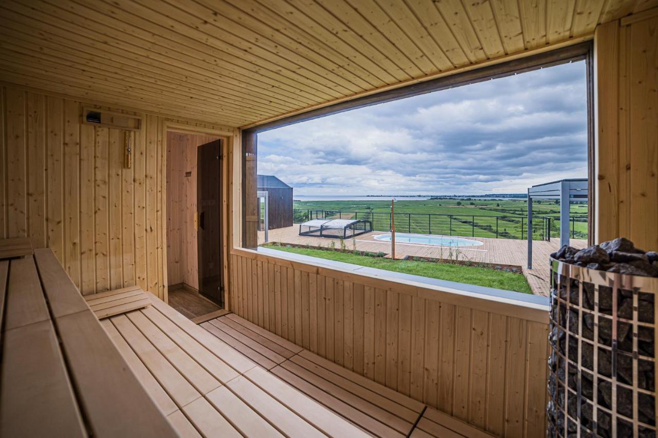 Nowe Domki Deluxe Z Widokiem Na Zatoke Z Basenem I Sauna Oslonino Екстер'єр фото
