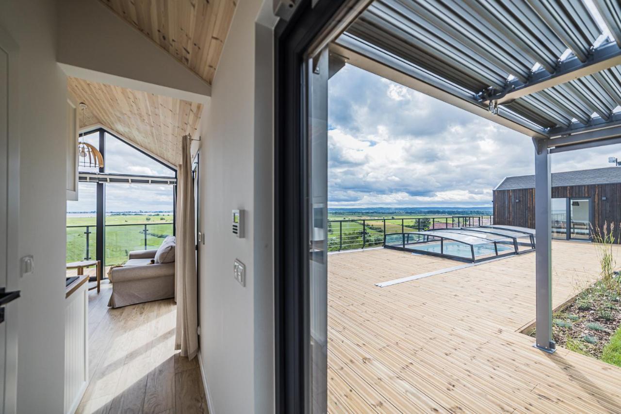 Nowe Domki Deluxe Z Widokiem Na Zatoke Z Basenem I Sauna Oslonino Екстер'єр фото